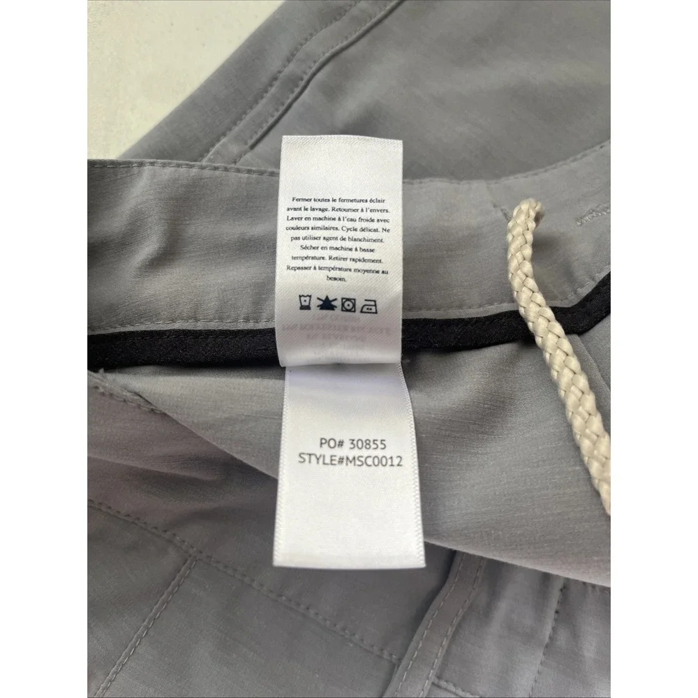 Faherty Men's All Day Shorts Swim 30 Gray Quick Dry Lightweight Drawstring